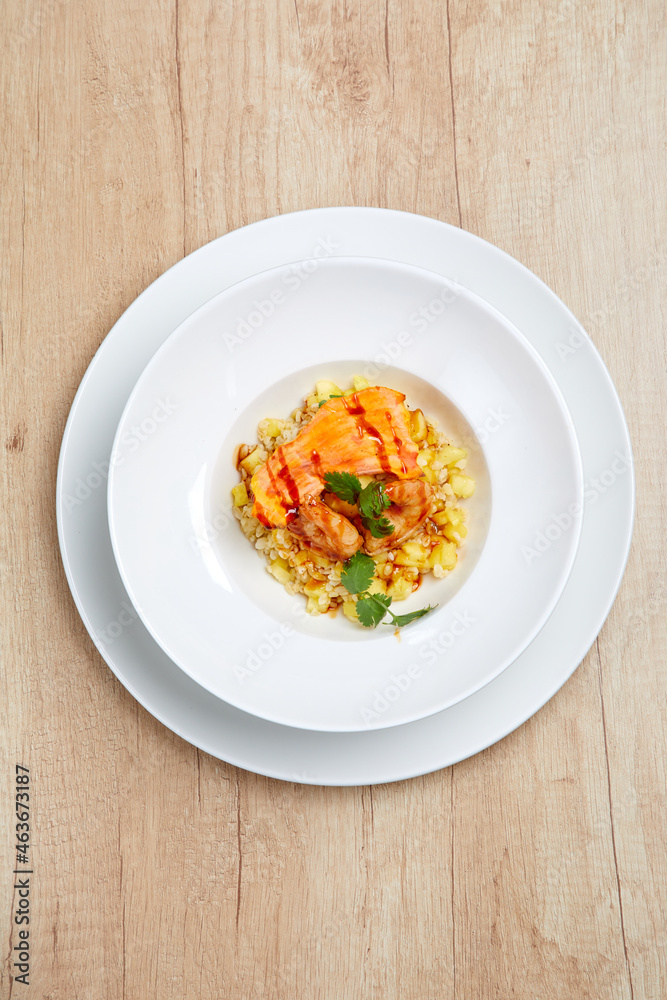 Risotto with fresh shrimps and herbs Risotto with fresh shrimps and herbs
