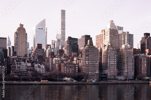 Manhattan’s skyline from East River