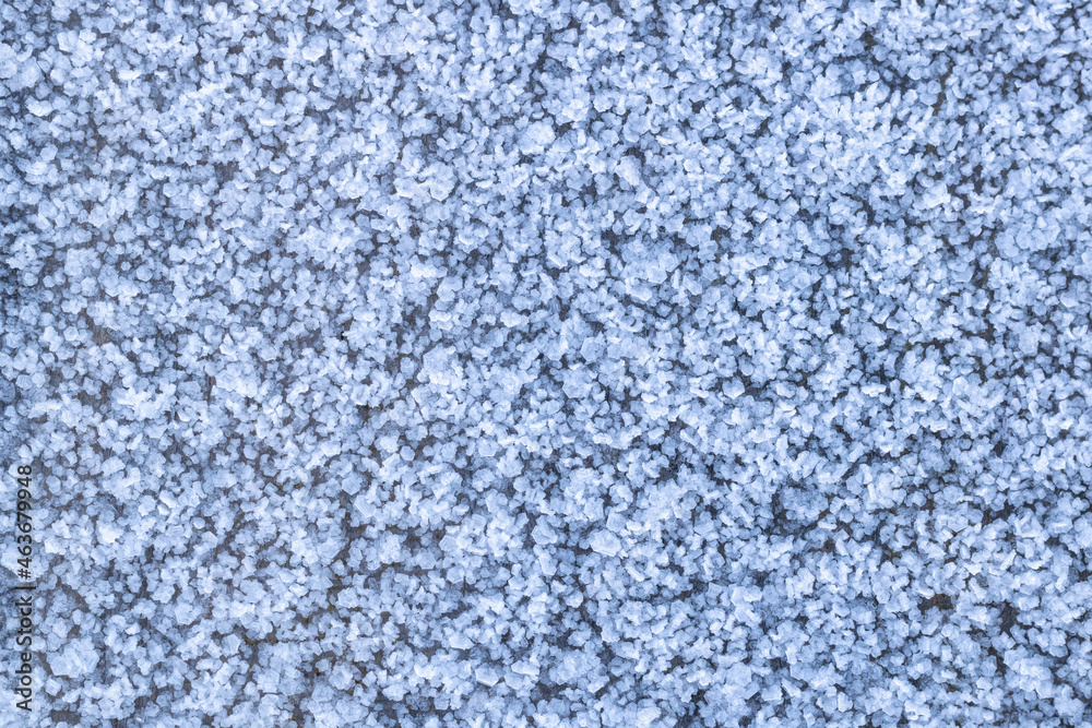 the texture of the surface covered with ice crystals the texture of the surface covered with ice crystals