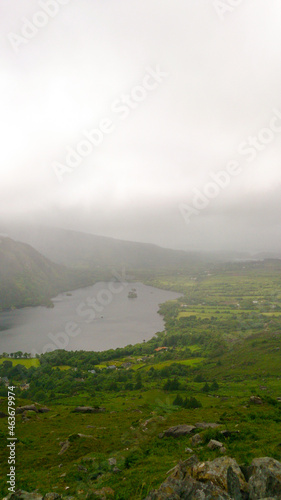 misty morning on the mountain