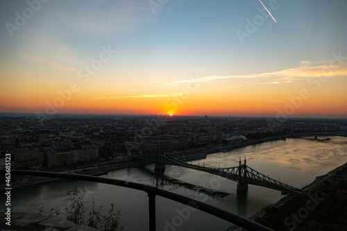 Sunrise over Budapest