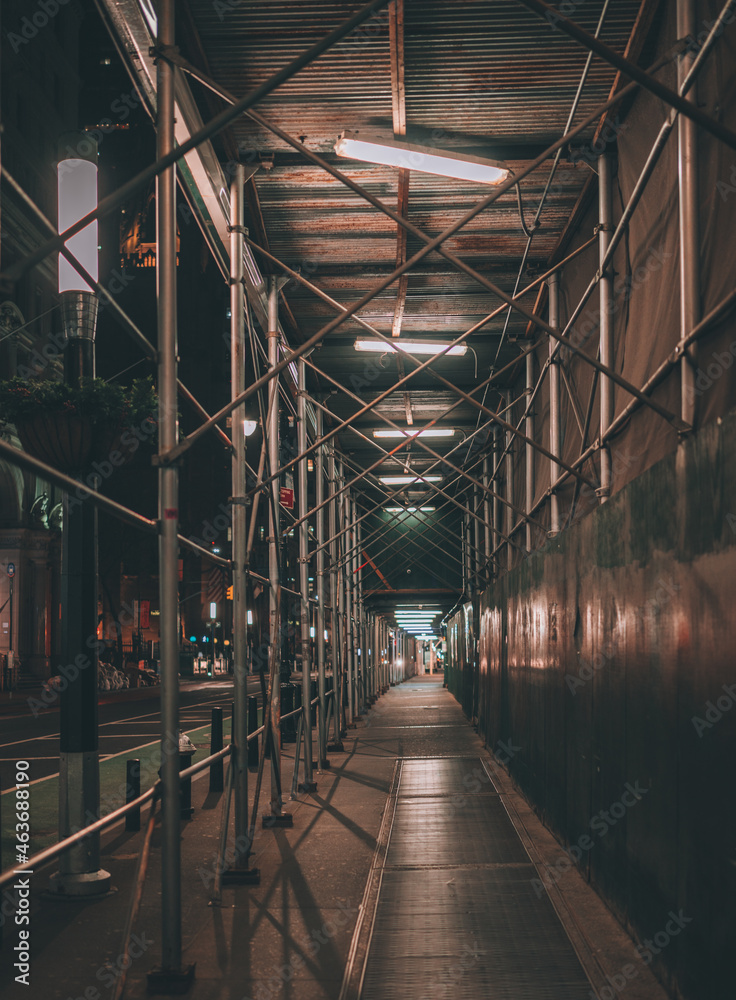 Fototapeta premium constructions new york city old railway bridge