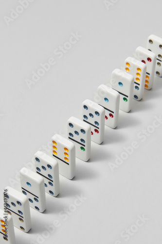Row of dominoes
