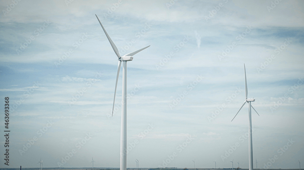 Green energy wind turbine windmill farm