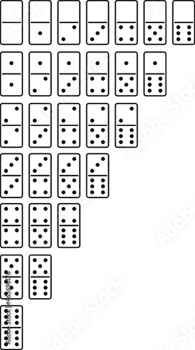Domino Set Clipart Graphic