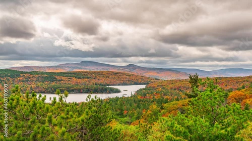 Wallpaper Mural Amazing Autumn Colors Catskill Mountains Timelapse Video, Sunset Rock, North Lake Torontodigital.ca