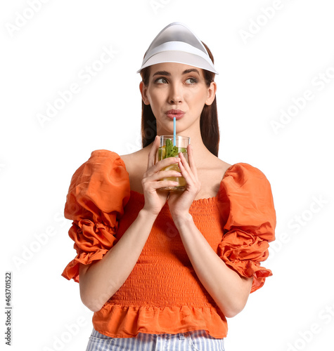 Beautiful young woman with ...