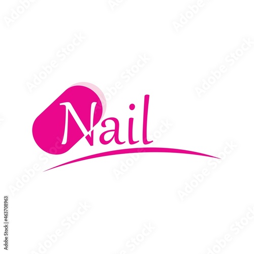 Nail, menicure logo vector