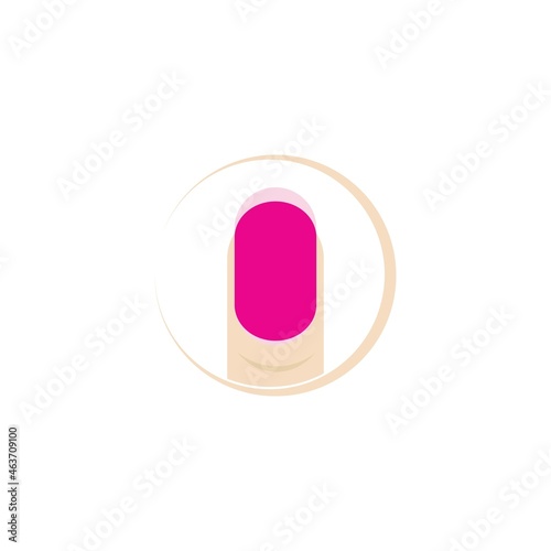 Nail, menicure logo vector
