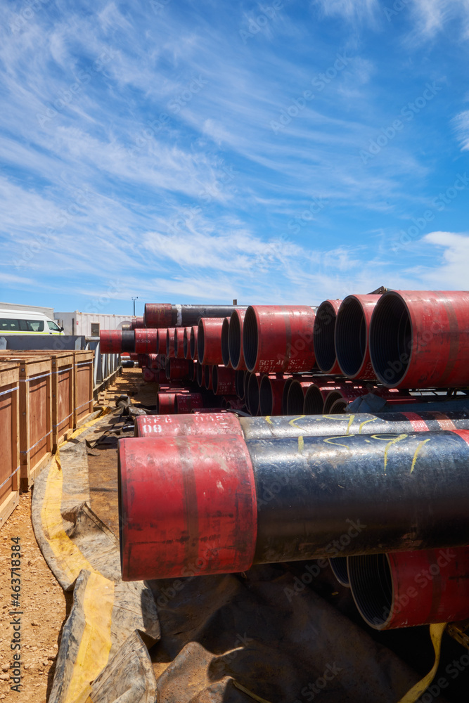Drilling equipment on mine site