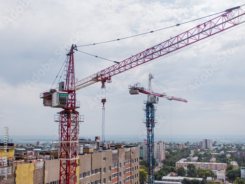 Construction of a new living house photo