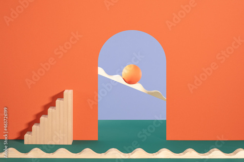 Abstract archway