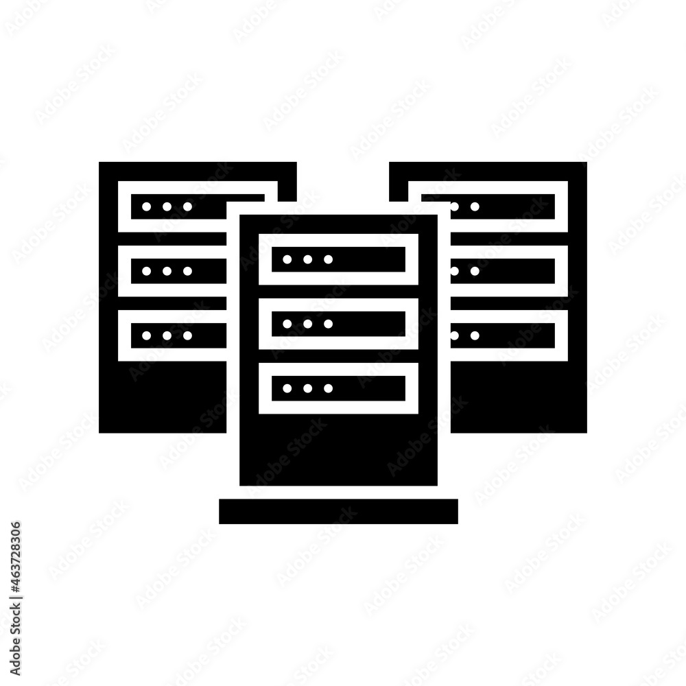 Server icon vector Server icon vector