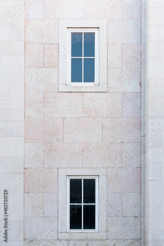 old window in the building for texture