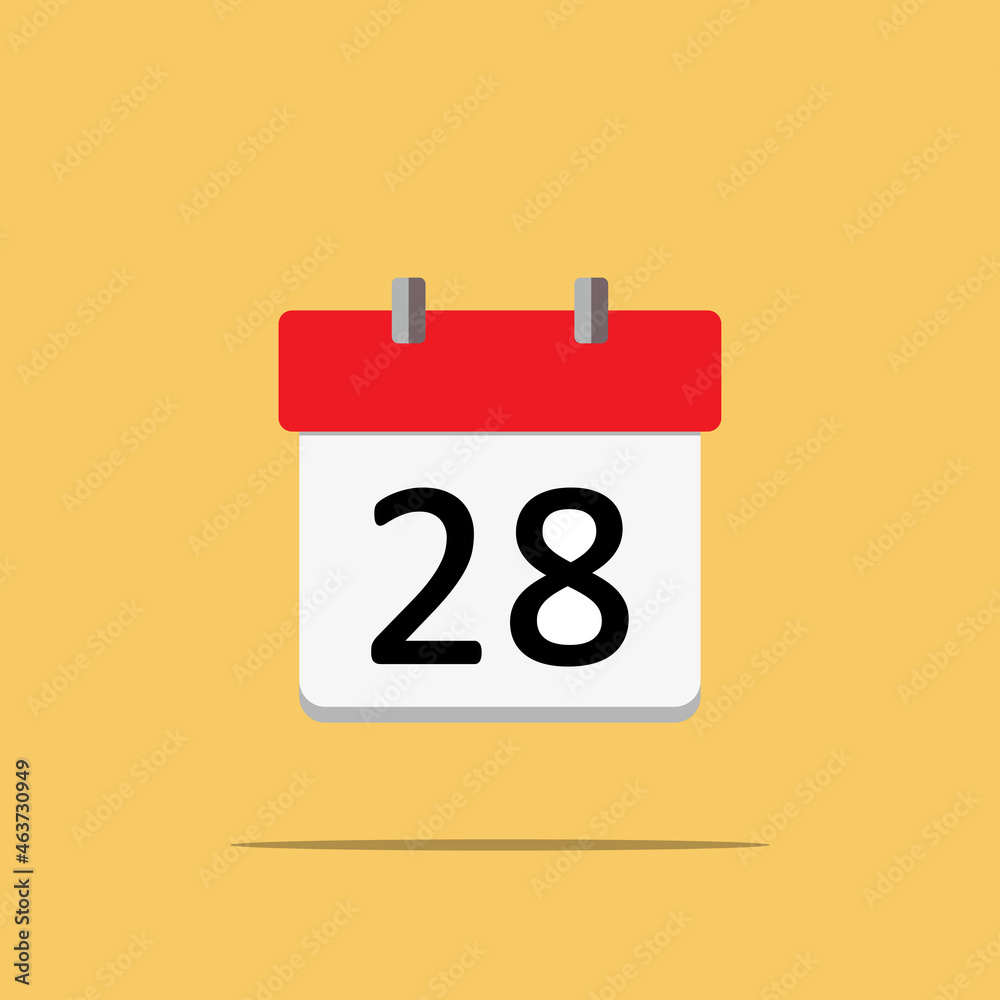 Calendario. Concepto de tiempo en días, semanas y meses. Concepto de agenda. Ilustración vectorial Calendario. Concepto de tiempo en días, semanas y meses. Concepto de agenda. Ilustración vectorial