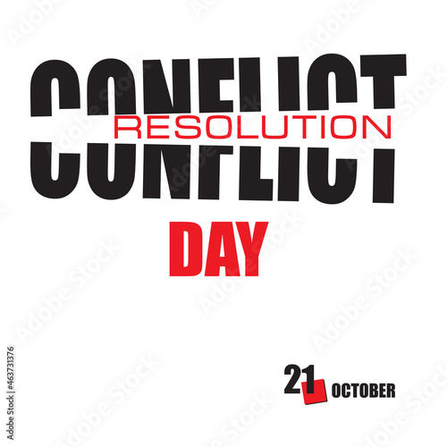 Happy Conflict Resolution Day