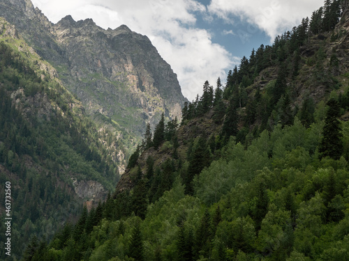 Nature shot in remote mountain area photo