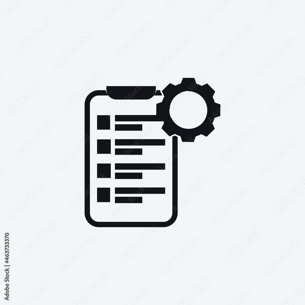 Evaluation vector icon illustration sign Evaluation vector icon illustration sign