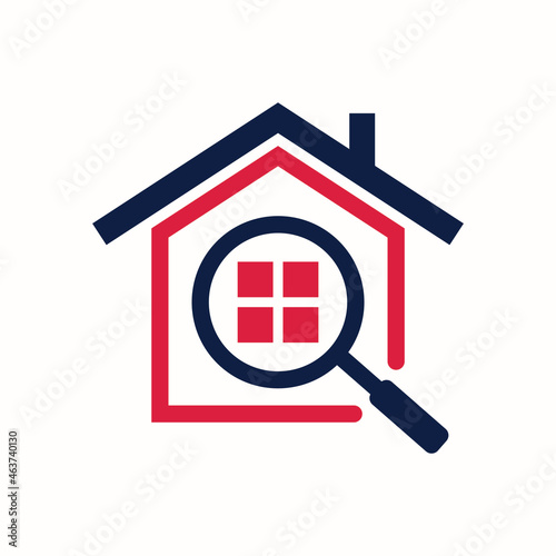 Home Searching icon vector logo element