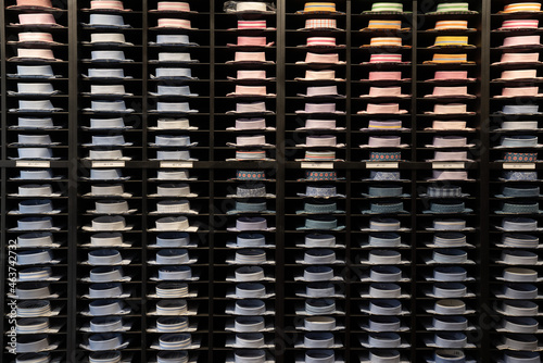Many Shirts On The Shelfs