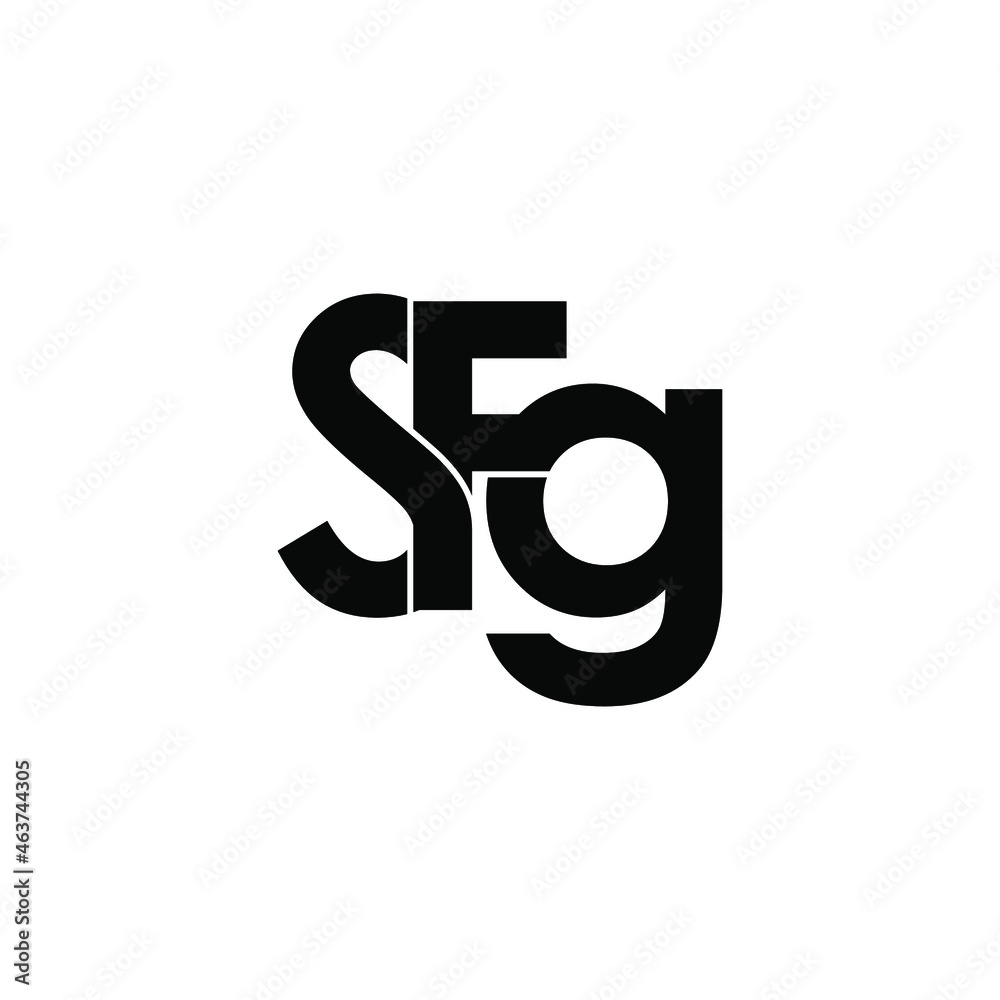 sfg initial letter monogram logo design sfg initial letter monogram logo design