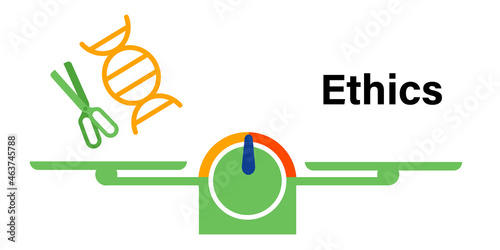 ethics moral issue in gene DNA editing ethical dilemma on CRISPR