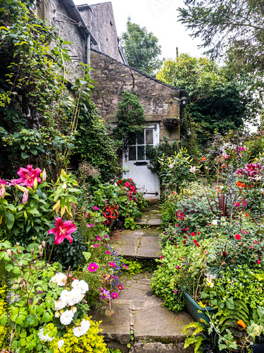 Pretty English country garden