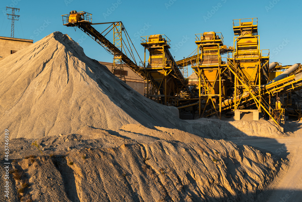 Machinery and equipment in quarry Machinery and equipment in quarry