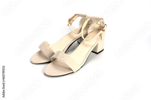 women's fashion shoes isolated on a white background women's fashion concept.