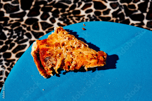 stale piece of pizza photo