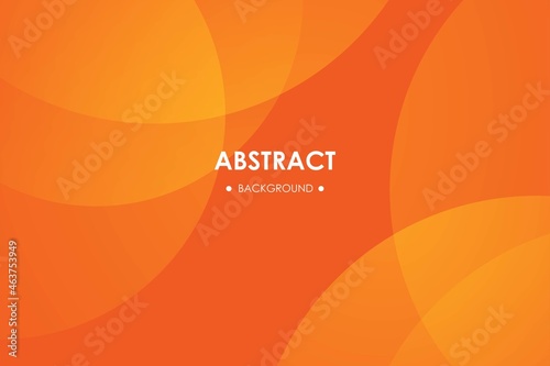Modern orange colorful liquid geometric background, with circle shape. eps10 vector