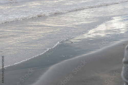 waves on the beach