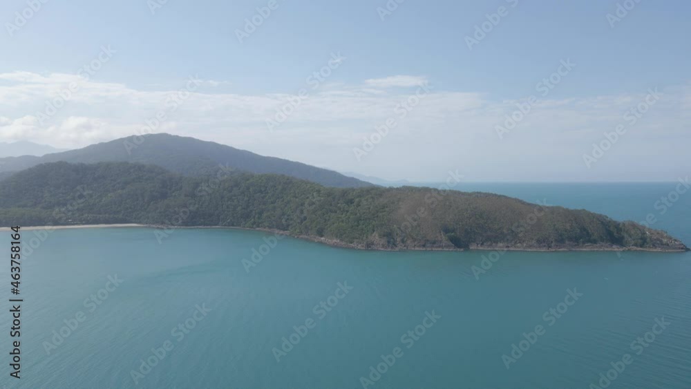 Aerial View On Rainforest And Beaches In Daintree National Park, Queensland, Australia - drone shot Aerial View On Rainforest And Beaches In Daintree National Park, Queensland, Australia - drone shot