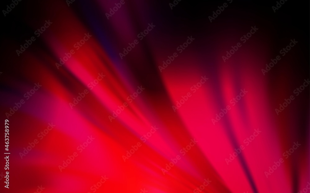 Dark Red vector blurred shine abstract texture.