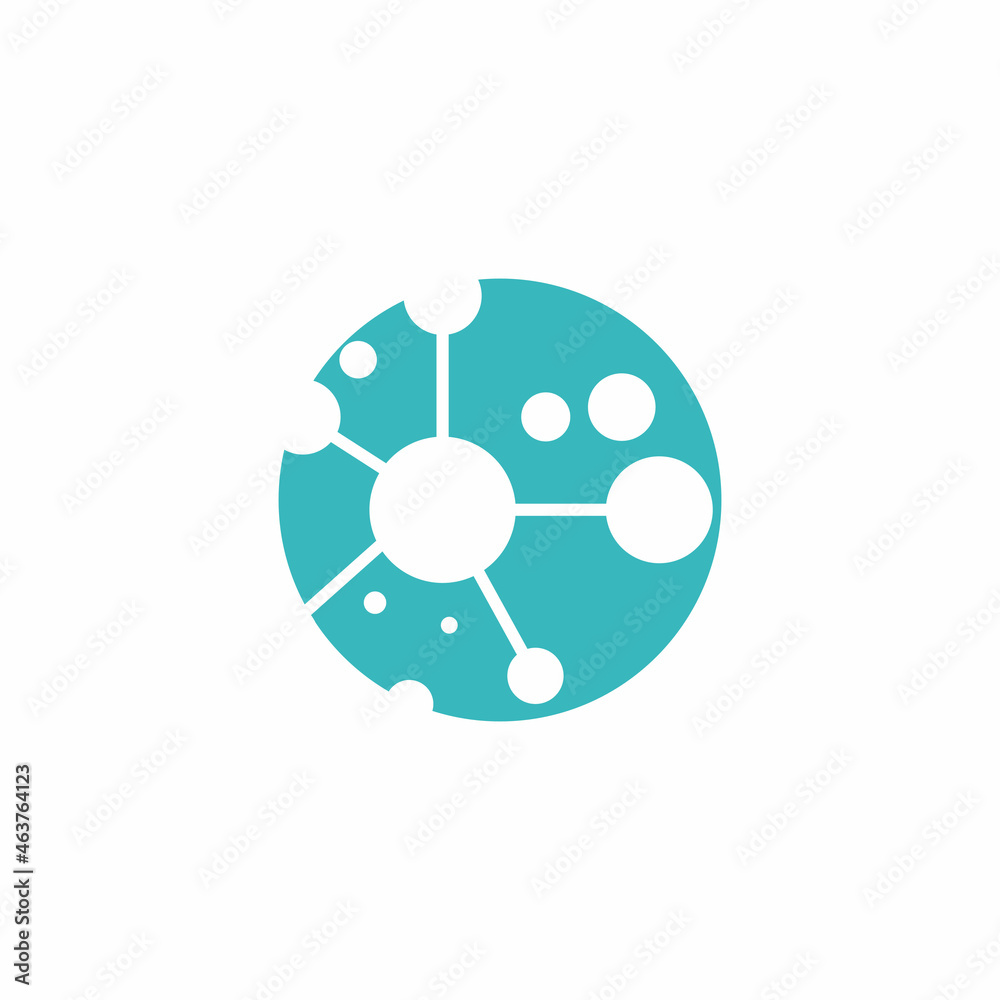 Molecule symbol logo template vector illustration design Molecule symbol logo template vector illustration design