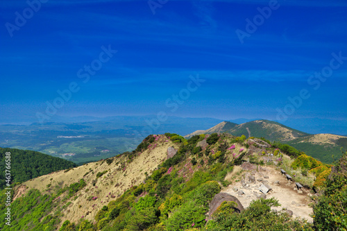 Kyushu Kuju mountain landscape © 大智 安原