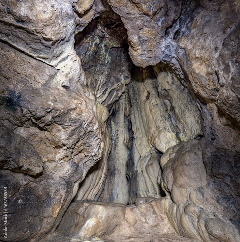 Breathtaking stalactite caves in the Danube valley near Beuron