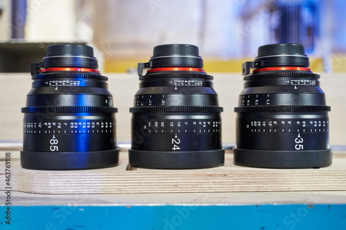 Foto professional lenses for the camera
