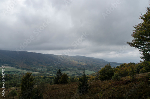 Fototapeta Naklejka Na Ścianę i Meble -  Bieszczady panorama 