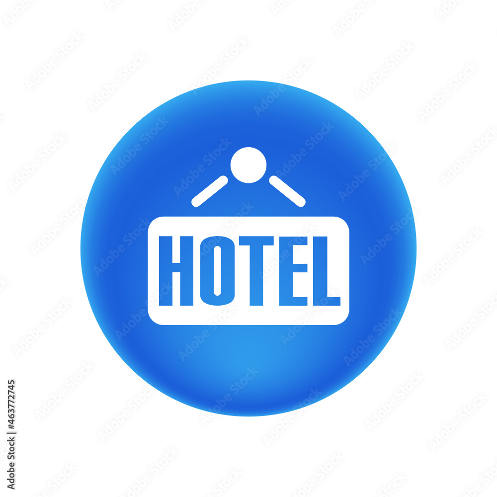 Hotel Sign - Sticker Hotel Sign - Sticker