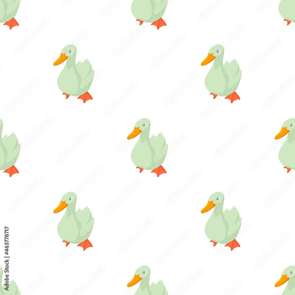 Obraz premium White goose pattern seamless background texture repeat wallpaper geometric vector