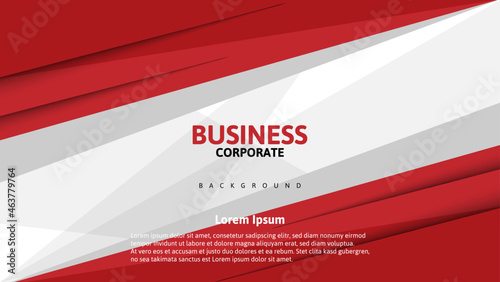 abstract business red and gray background, vector illustration