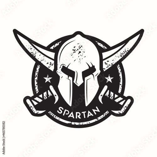 Spartan Vector Logo Design.