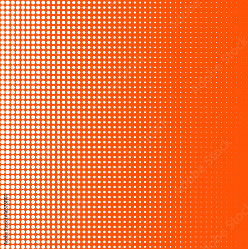orange background with dots