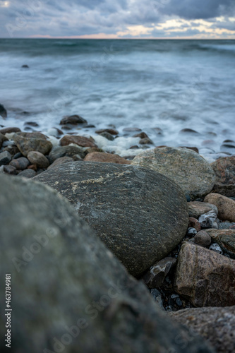Longtime Exposure at a rocky beach