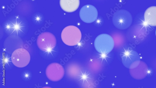 blue background with bokeh stars