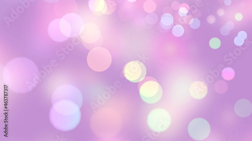 Multicolor glitter sparkles lens flares