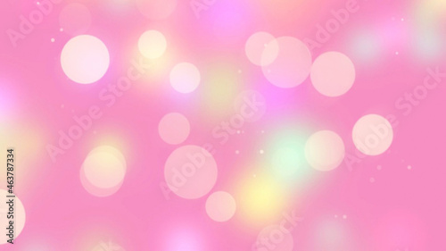 Multicolor glitter sparkles lens flares