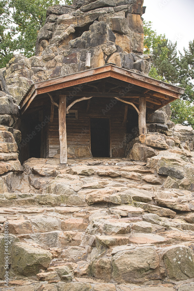 Almhütte im Zoo