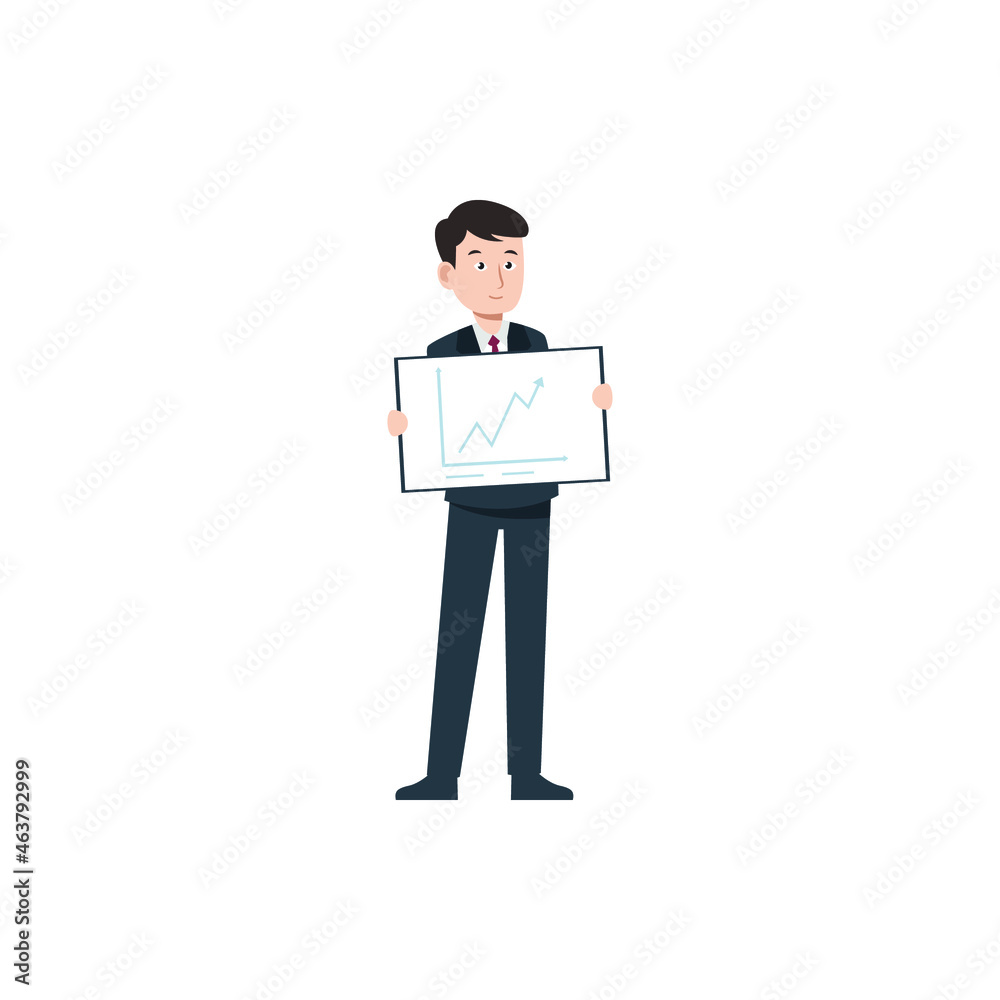 business man presentation character style vector illustration design business man presentation character style vector illustration design